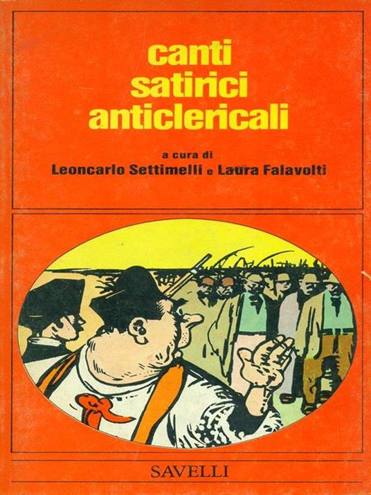 Canti satirici anticlericali - copertina