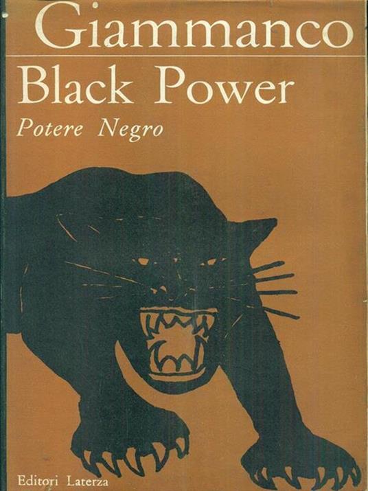 Black Power potere negro - Roberto Giammanco - copertina