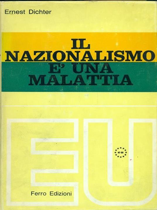 Il nazionalismo é una malattia - copertina