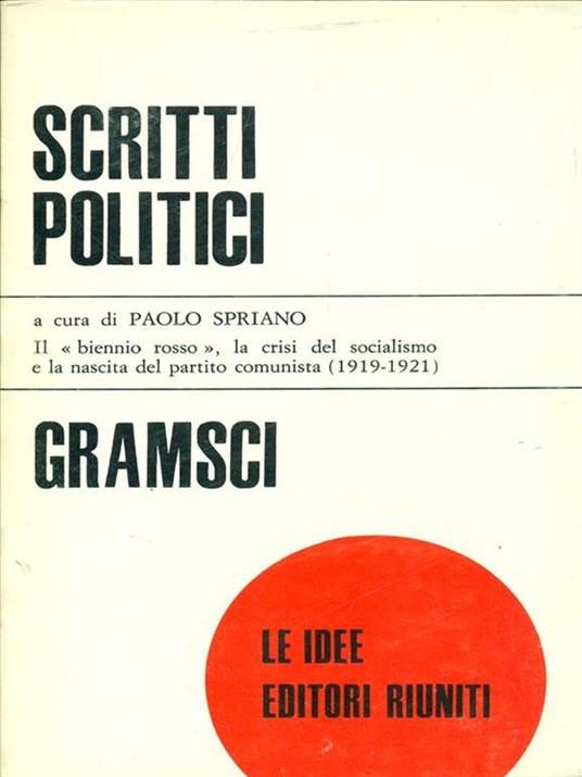 Scritti politici II - Antonio Gramsci - copertina