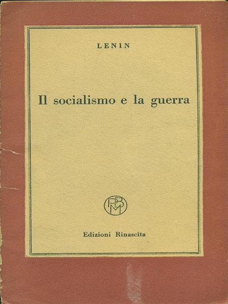 Il socialismo e la guerra - Lenin - 3