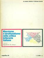 Marxismo e strutturalismo nella critica letteraria italiana