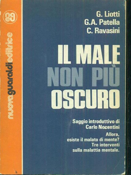 Il male non più oscuro - copertina