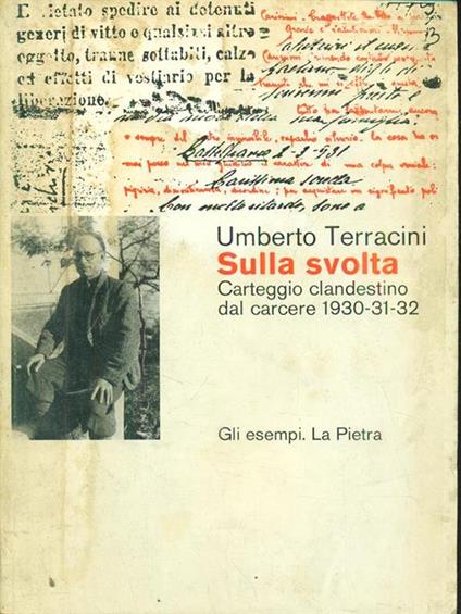 Sulla svolta - Umberto Terracini - copertina