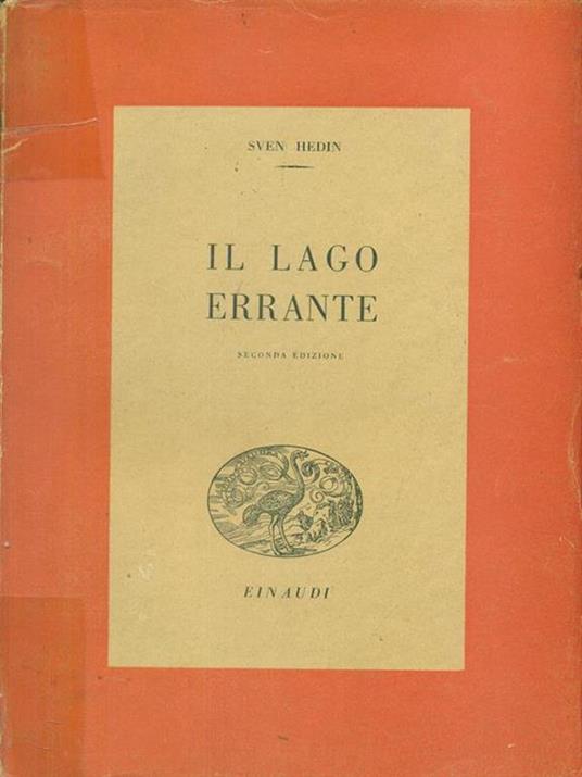 Il  lago errante - Sven Hedin - copertina