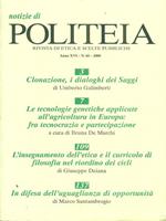 Notizie di politeia anno XVI N60 / 2000