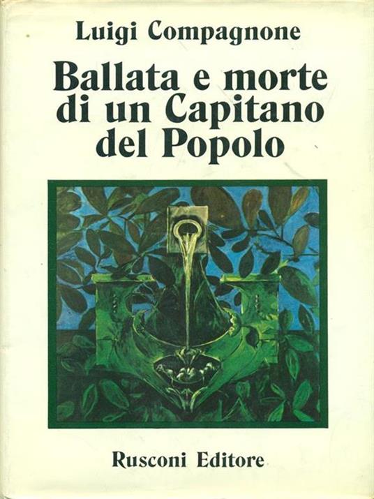 Ballata e morte di un capitano del popolo - Luigi Compagnone - copertina