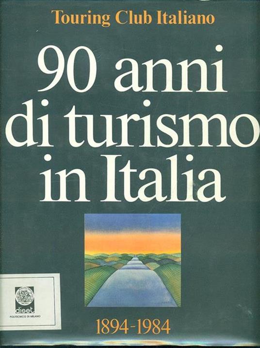 90 anni di turismo in Italia - copertina