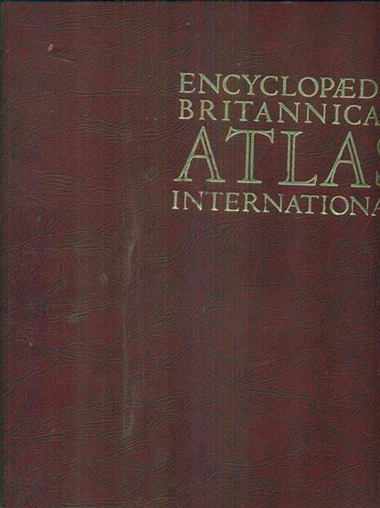 Encyclopedia britannica Atlas International - copertina