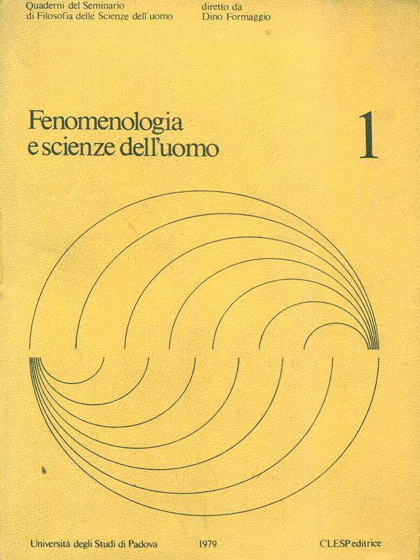 Fenomenologia e scienze dell'uomo