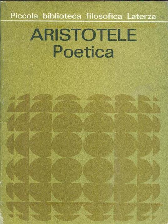 Poetica - Aristotele - copertina