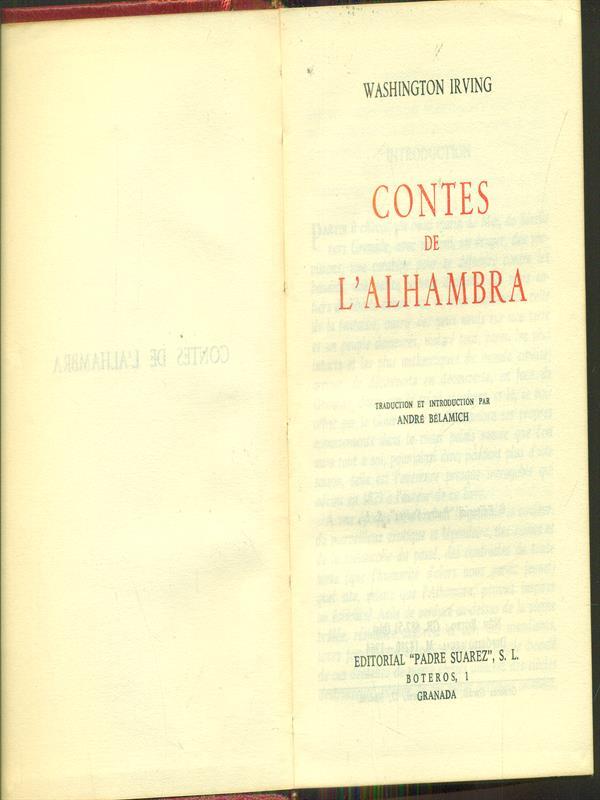 Contes de l'alhambra
