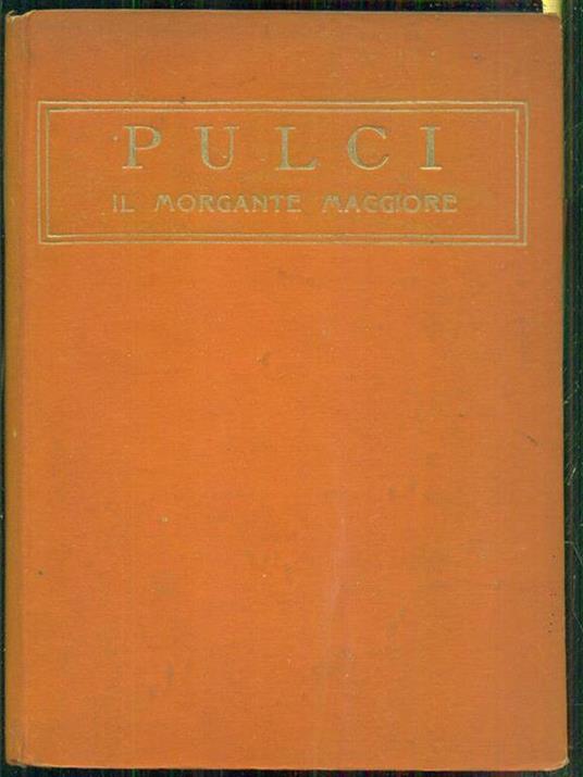 Il morgante maggiore - Luigi Pulci - copertina