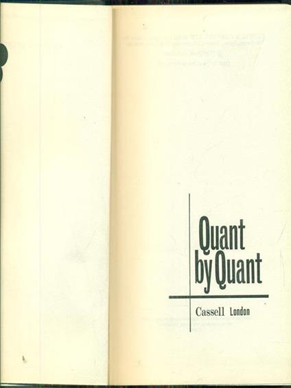Quant by Quant - copertina
