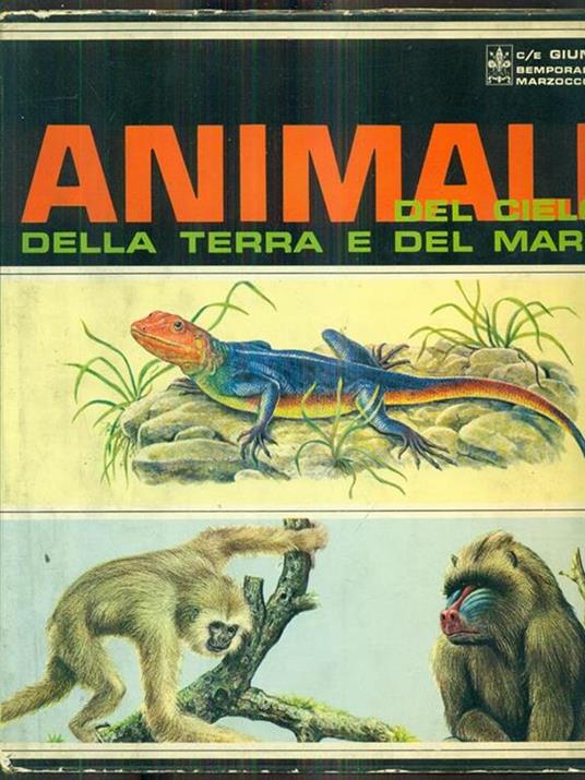 Animali del cielo della terra e del mare - copertina