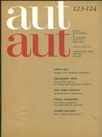 Aut aut N. 123-124/Maggio-agosto 1971