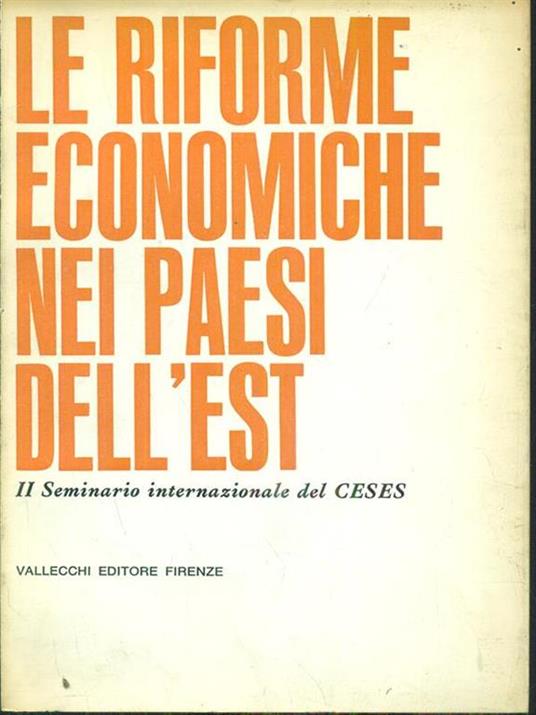 Le riforme economiche nei paesi dell'est - copertina