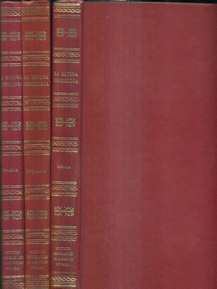 La Divina commedia 3vv - Dante Alighieri - copertina