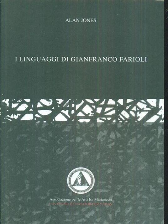 I linguaggi di Gianfranco Farioli - Alan Jones - copertina