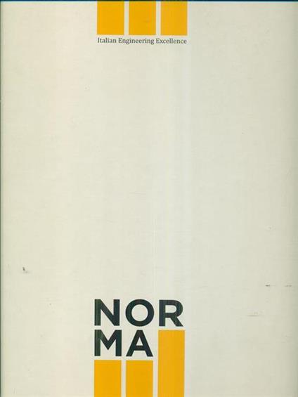 Norma Italian Engineering Excellence - copertina