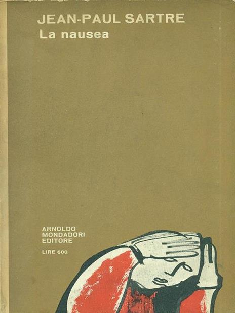 La nausea - Jean-Paul Sartre - copertina