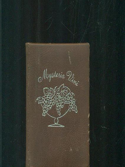 Mysteria Vini - Marcello Coronini - copertina