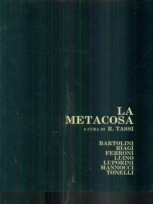 La metacosa di: R. Tassi - copertina