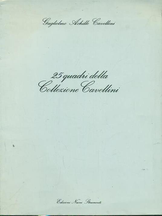 Quadri della Collezione Cavellini - copertina