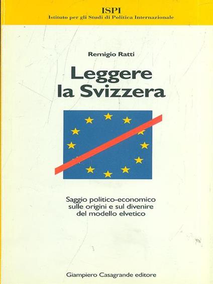 Leggere la Svizzera - Remigio Ratti - copertina