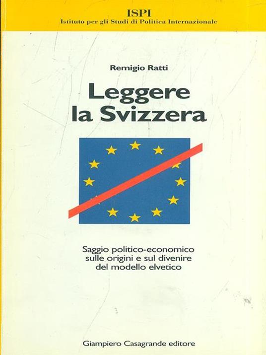 Leggere la Svizzera - Remigio Ratti - copertina