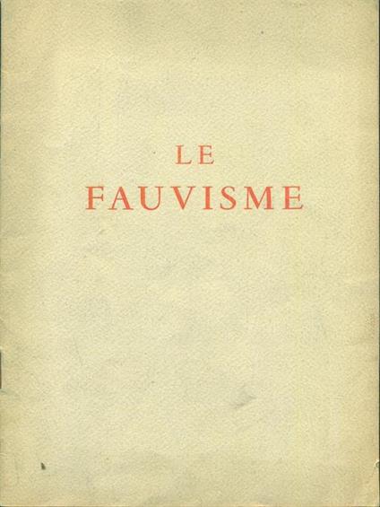 Le fauvisme - copertina