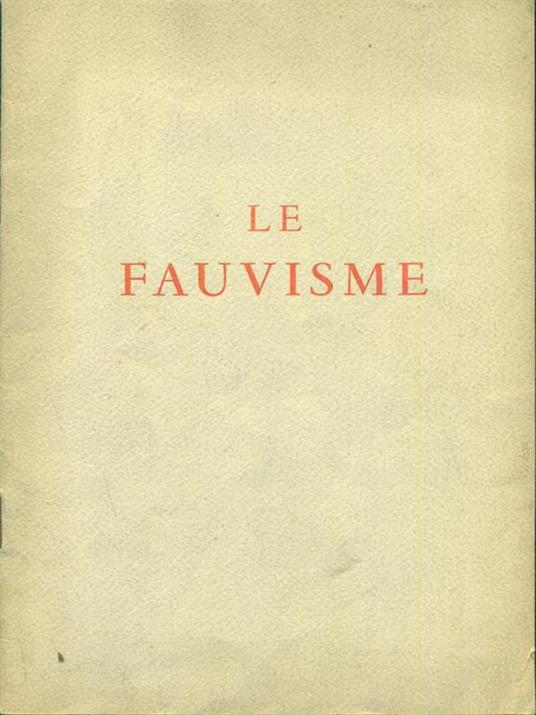 Le fauvisme - copertina