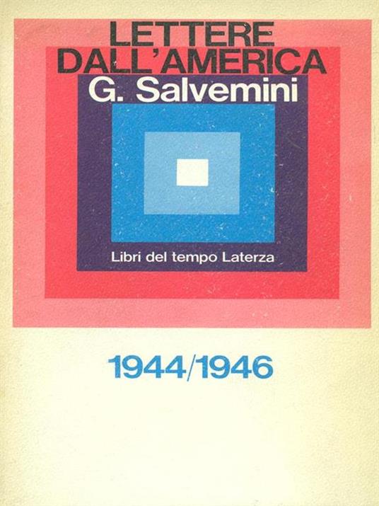 Lettere dall'America - copertina