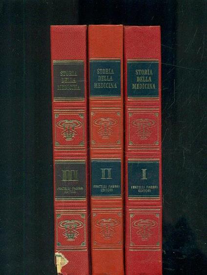 Storia della medicina. 3 vv - copertina