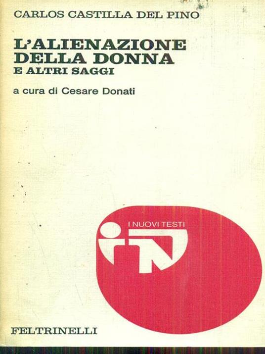 L' alienazione della donna - Carlos Castilla del Pino - copertina