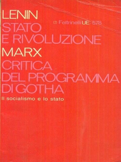 Stato e Rivoluzione - Lenin - copertina