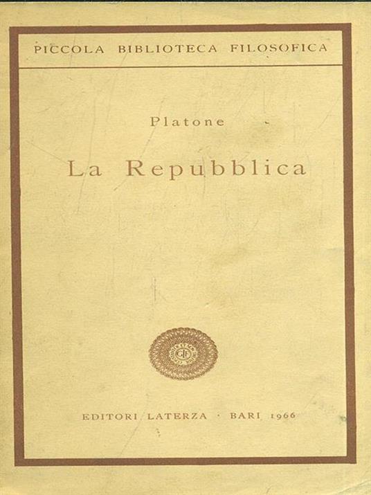 La Repubblica - Platone - copertina
