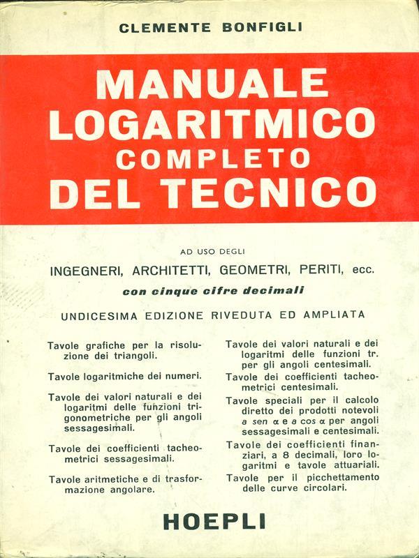 Manuale logaritmico completo del tecnico