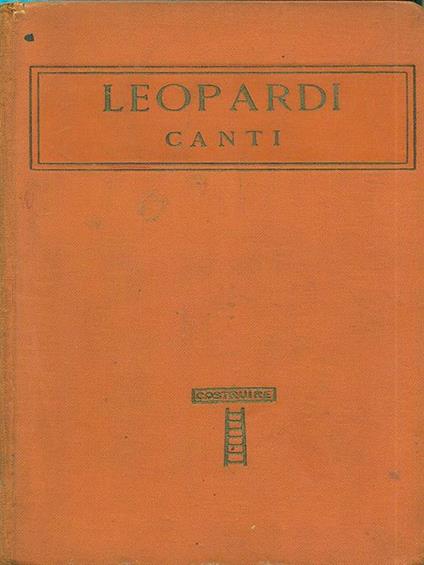Canti - Leonarpi - copertina