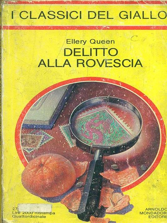 delitto alla rovescia - Ellery Queen - copertina