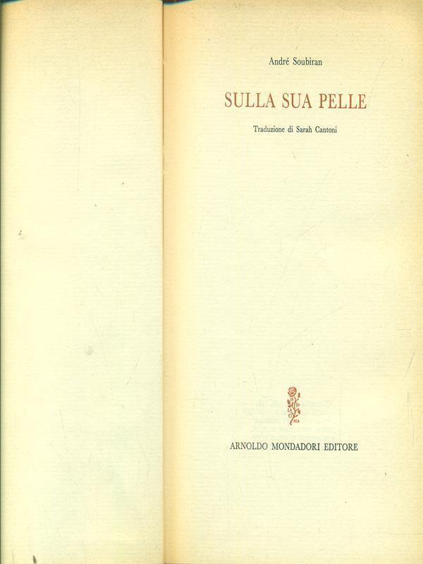 Sulla sua pelle