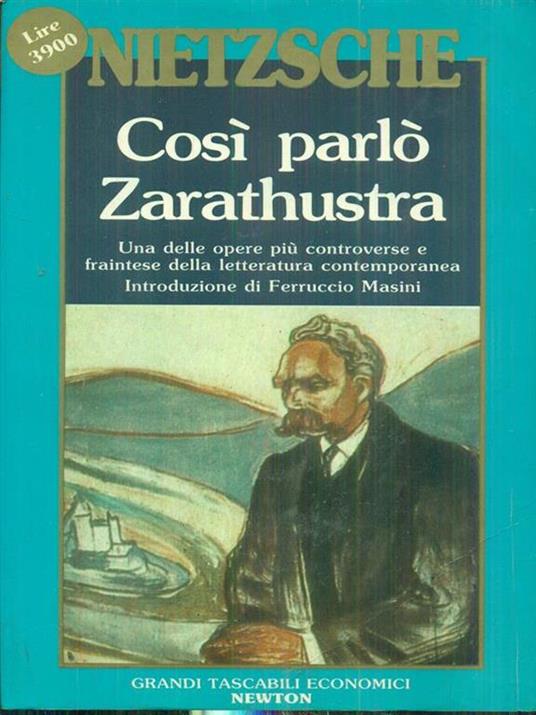 Cosi parlo Zarathustra - Friedrich Nietzsche - copertina
