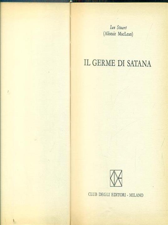 Il germe di Satana - Stuart,Maclean - 2