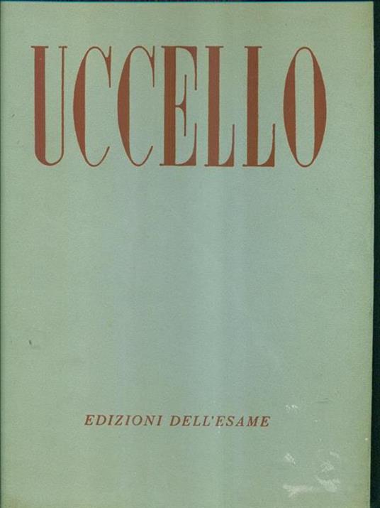 Paulo Uccello - copertina