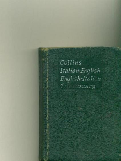 Collins Italian-English English-Italian Dictionary - Isopel May - copertina