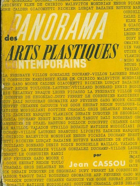 Panorama des arts plastiques contemporains - Jean Cassou - copertina