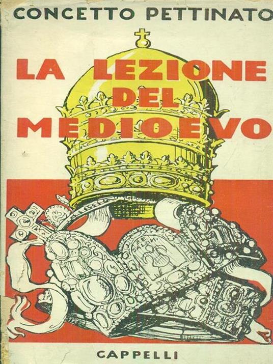 La lezione del medioevo - Concetto Pettinato - copertina