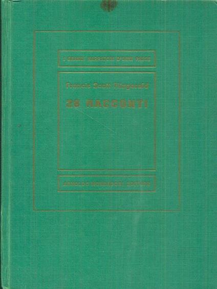 Racconti - Francis Scott Fitzgerald - copertina