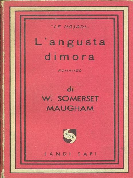 L' angusta dimora - W. Somerset Maugham - copertina