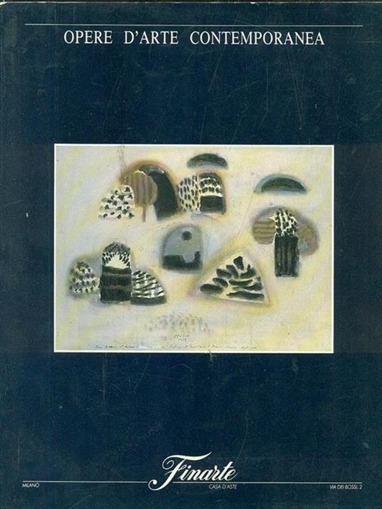Asta 693. Opere d'arte contemporanea. Milano 7 giugno 1989 - copertina